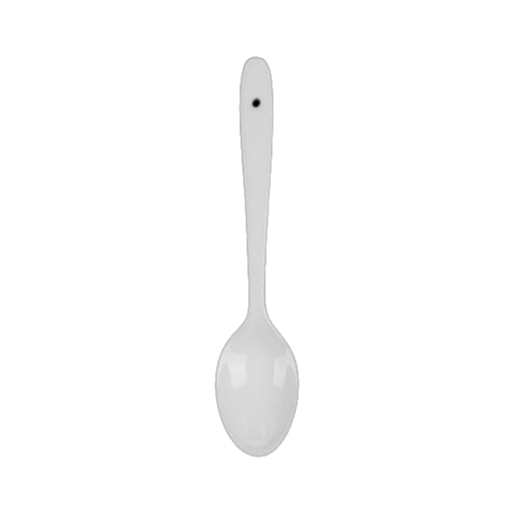 Großer Porzellanlöffel 20 cm: Schöner Müsli-Löffel, nickelfrei Bild 1