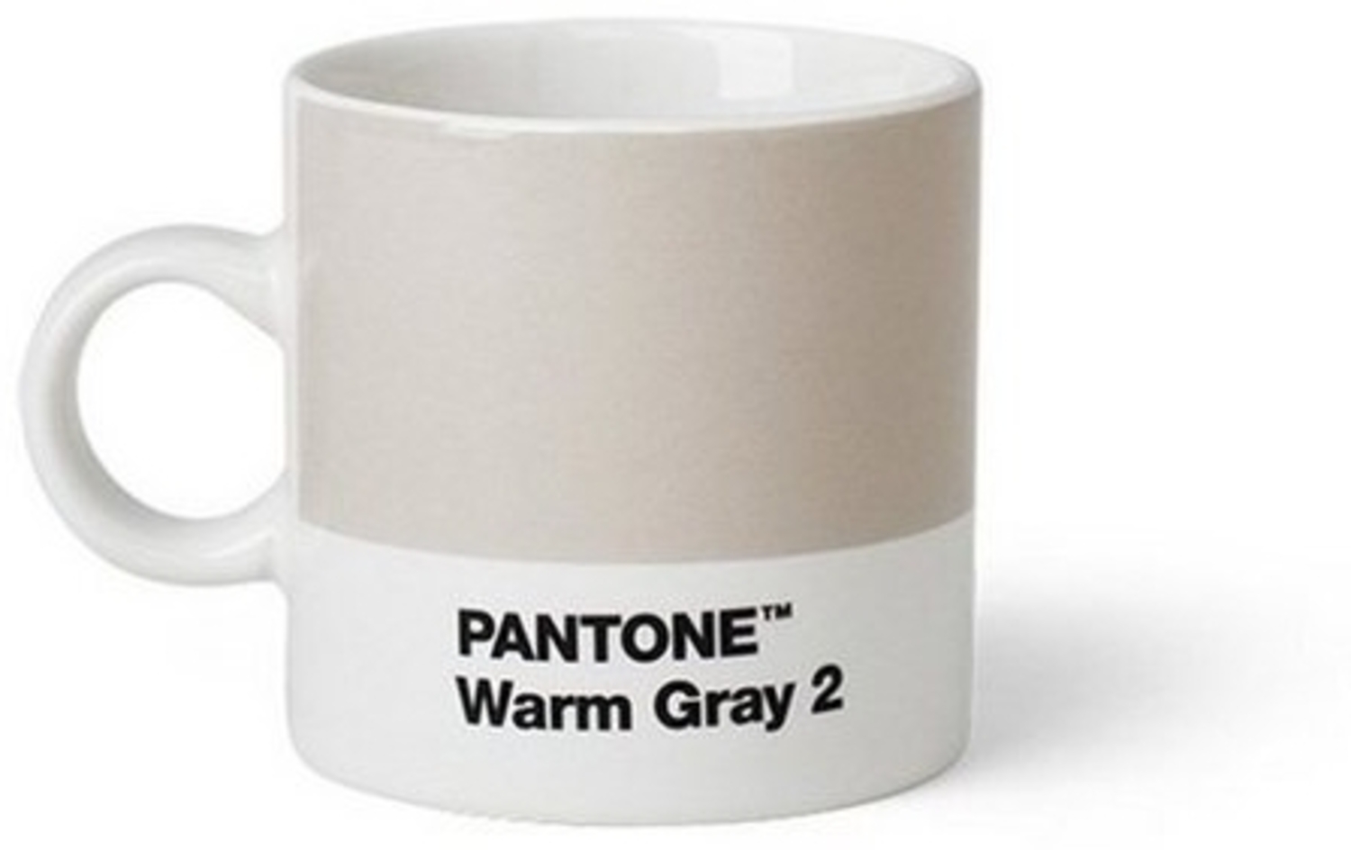 PANTONE Kaffeeservice, Fine Bone, PANTONE Porzellan Espressotasse, dickwandig, spülmaschinenfest, 120ml Bild 1