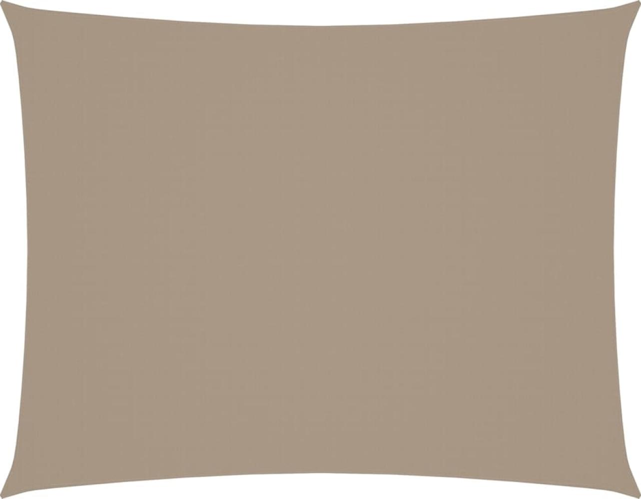 vidaXL Sonnensegel Oxford-Gewebe Rechteckig 2x3 m Taupe 135420 Bild 1