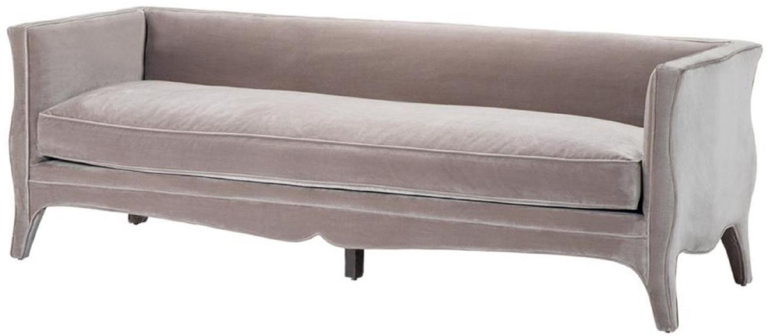 Casa Padrino Wohnzimmer Sofa Grau 225 x 79 x H. 75 cm Bild 1