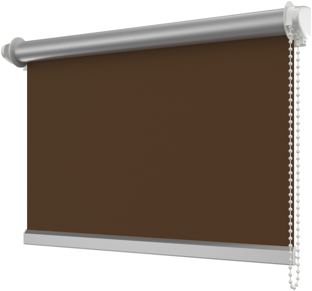 Seitenzugrollo / Thermorollo SZ3 60x175 cm, Braun (3014) Verdunkelung Bild 1