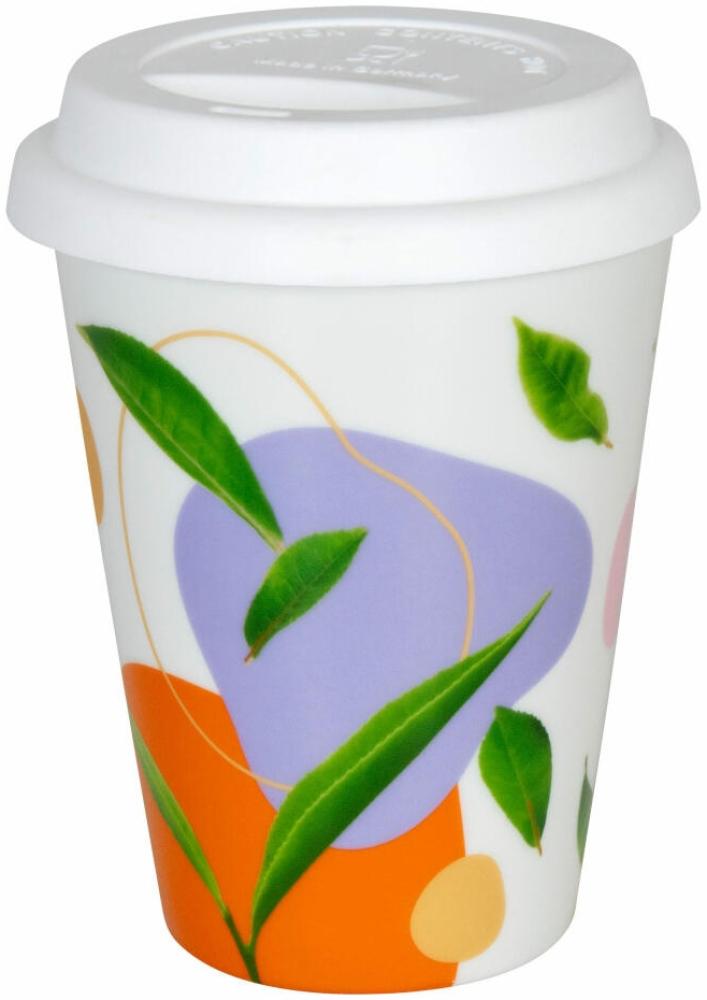 Könitz Coffee to go Mug Tea Flow, Thermobecher, Porzellan, Bunt, 380 ml, 11 5 162 2675 Bild 1