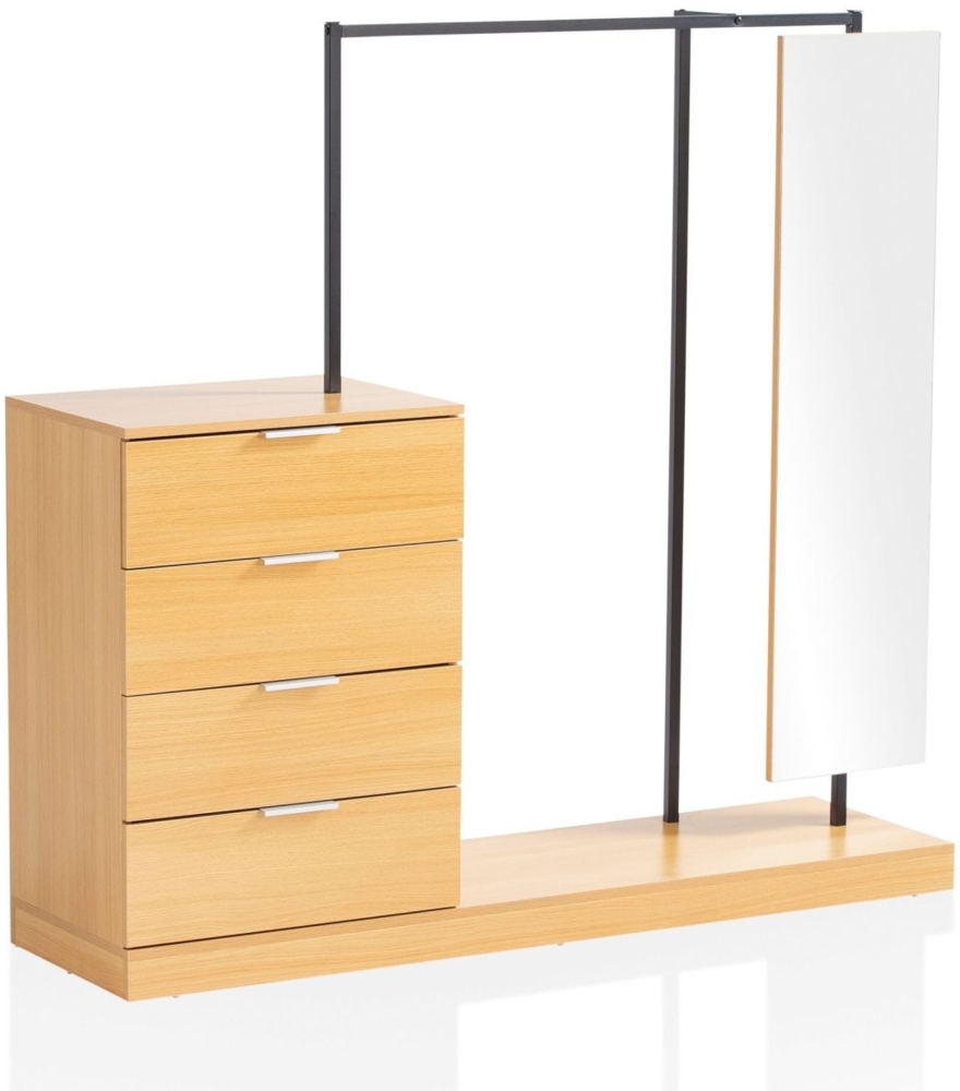 Garderobe Eiche-Dekor 145x138x40,5 cm Flurgarderobe Modern, Kompaktgarderobe. Bild 1