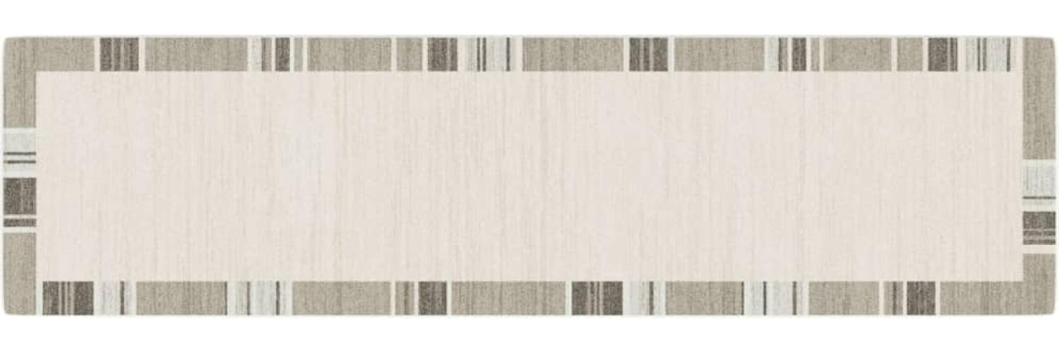 vidaXL Teppich Kurzflor Mehrfarbig 80x300 cm Rutschfest 4007211 Bild 1