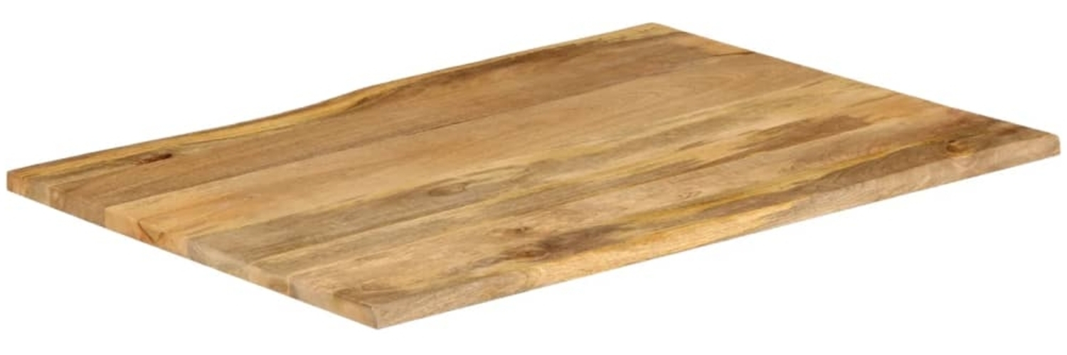 vidaXL Tischplatte mit Baumkante 90x80x2,5 cm Massivholz Mango 370723 Bild 1