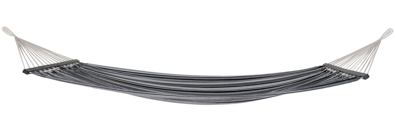 Hängematte, Polyester/Baumwolle, Lärche, schwarz/grau/weiß Bild 1