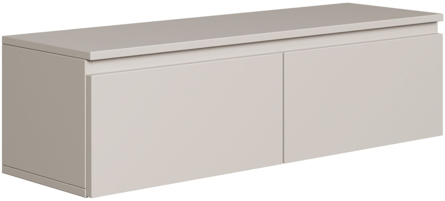 Selsey 'Bemmi' TV-Hängeboard, Greige, ca. 30 x 100 x 32 cm Bild 1