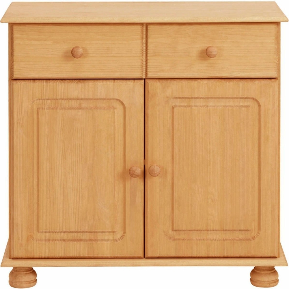 Home affaire Sideboard Mette, Kommode mit gefrästen, kugelförmigen Füßen, Breite 80 cm Bild 1