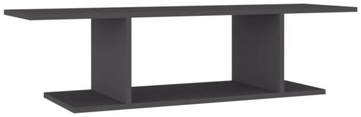 vidaXL TV-Wandschrank Grau 103 x 30 x 26,5 cm Bild 1
