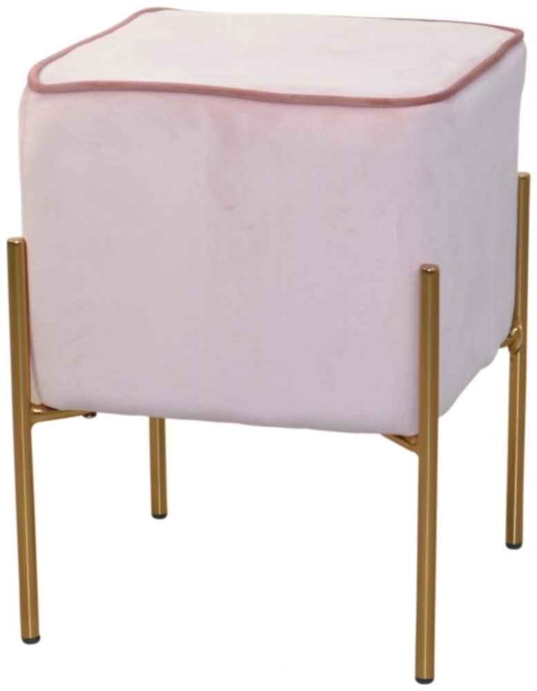 Sitzhocker/ -pouf "Dany", rose Bild 1