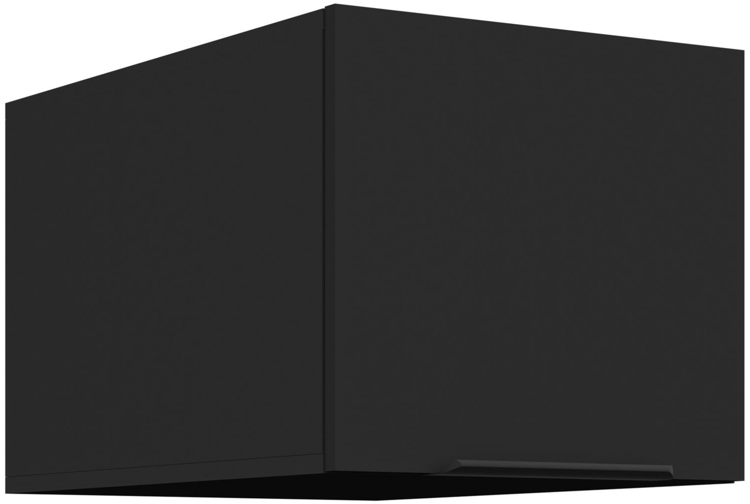 Aufsatzschrank Hochschrank 40 cm SIENA Schwarz Küchenzeile Küchenblock Küche Bild 1