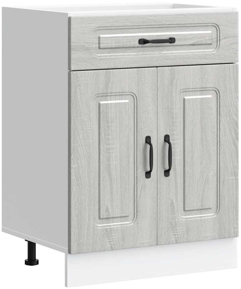 vidaXL Küchenunterschrank Kalmar Grau Sonoma Holzwerkstoff 853493 Bild 1