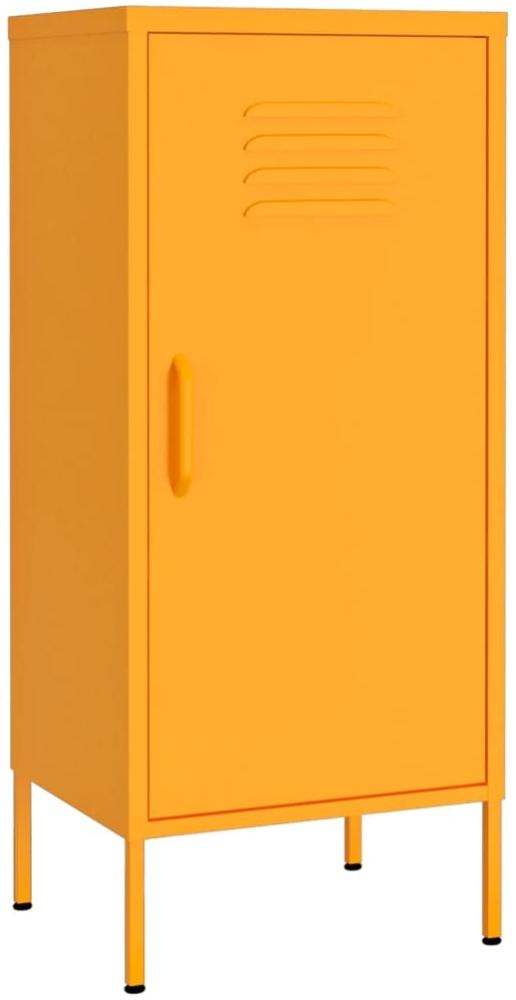 vidaXL Lagerschrank Senfgelb 42,5x35x101,5 cm Stahl 336191 Bild 1