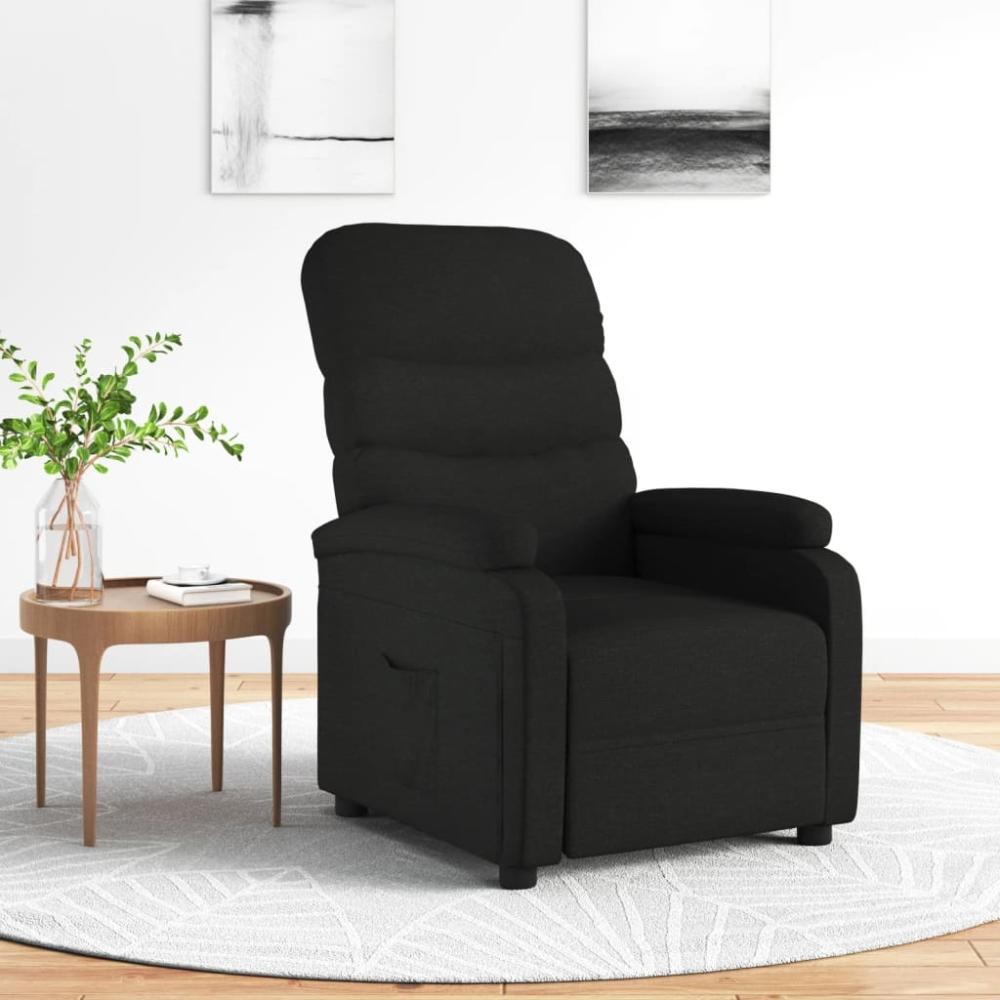 vidaXL Relaxsessel Schwarz Stoff 344892 Bild 1