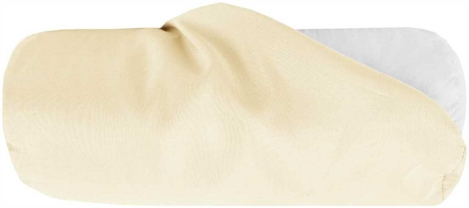 Bestlivings Bezug für Nackenrolle 10x25cm ( BxL ) Bezug in Beige, in vielen Farben Bild 1
