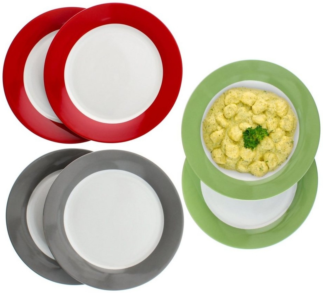 MamboCat Speiseteller 6x Variant Trio Speiseteller Ø27cm große Ess-Teller 6 Personen Bild 1