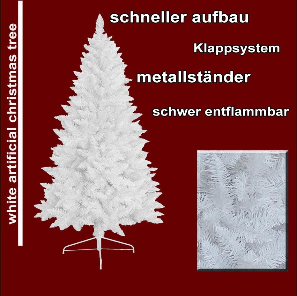 RS Trade Künstlicher Weihnachtsbaum HXT 1015 Weiss Weihnachtsbaum Bild 1