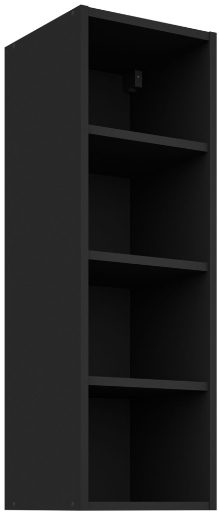 Hängeschrank Regal 30 cm Schwarz matt Küchenzeile Küche SIENA / MONZA / ARONA Bild 1