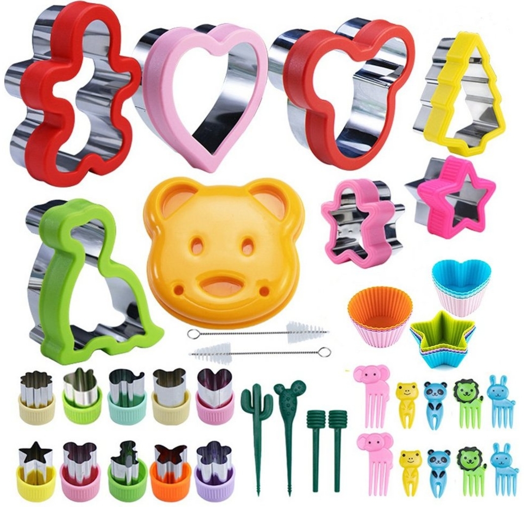 zggzerg Ausstechform 43 Stück Ausstechformen Kinder Set, Brot gemüse Ausstecher, (43-St) Bild 1