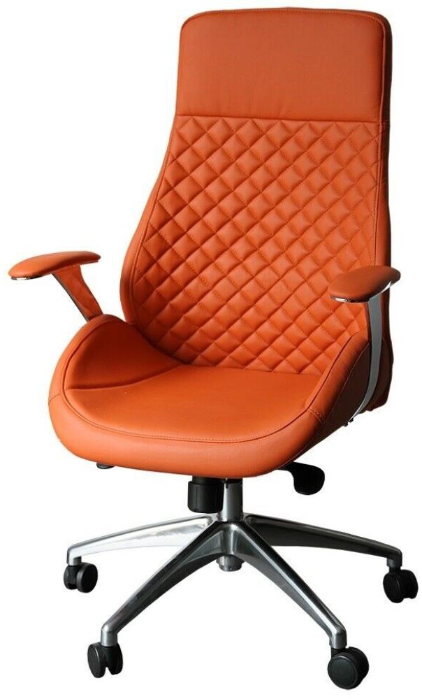 Bürodrehstuhl Designer Drehstuhl Chefsessel "GT" Orange Racer Car Seat 212604 Bild 1