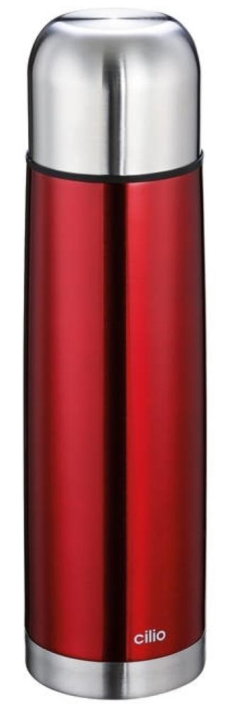 Cilio 0,75L Isolierflasche mit Becher Colore | Metallic rot Bild 1