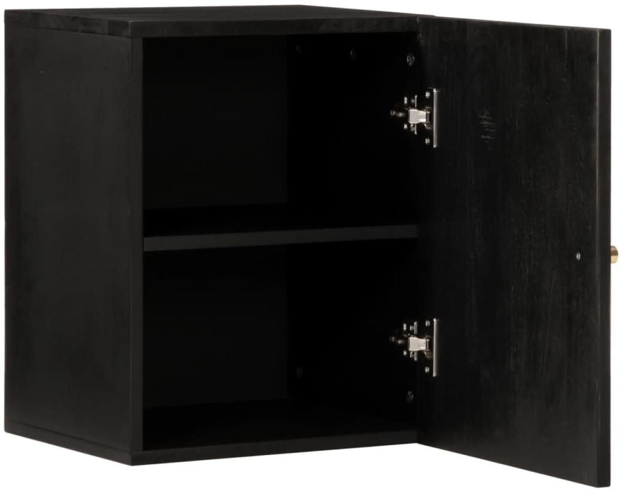 vidaXL Bad-Wandschrank 38x33x48 cm Massivholz Mango 358340 Bild 1