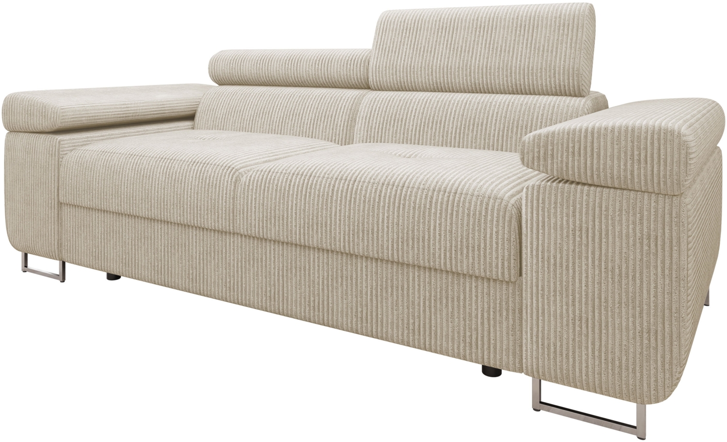 Sofa Torezio Cord II mit Einstellbare Kopfstützen (Poso 100) Bild 1