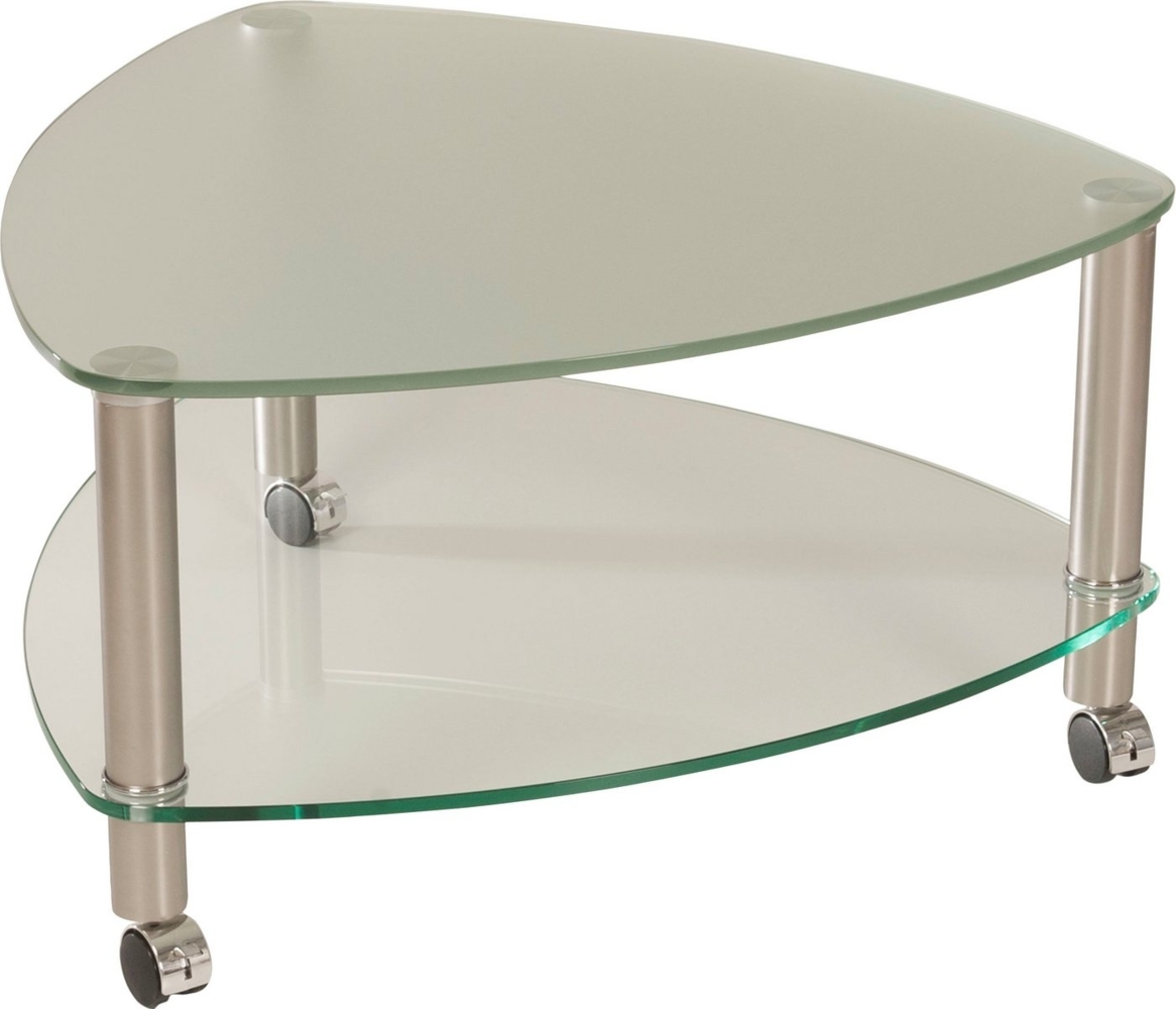Couchtisch Glas - auf Rollen Bild 1