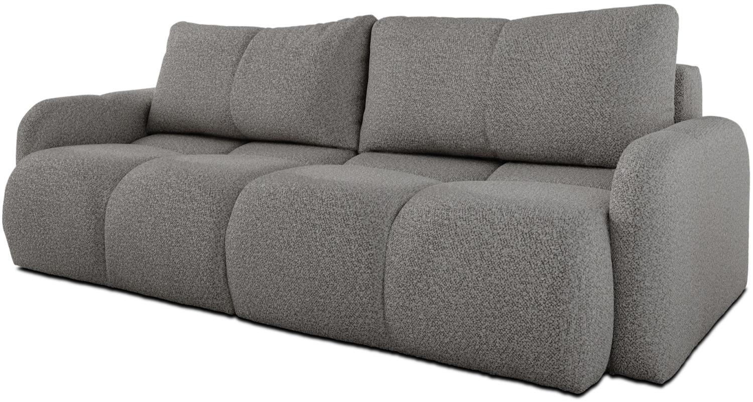 Selsey 'Potto' Sofa mit ausziehbarer Ottomane und Bettkasten, grau, ca. 90 x 232 x 110 cm Bild 1