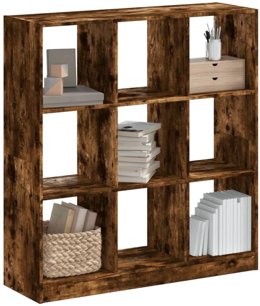 vidaXL Bücherregal Räuchereiche 102x32x108 cm Holzwerkstoff 3307841 Bild 1