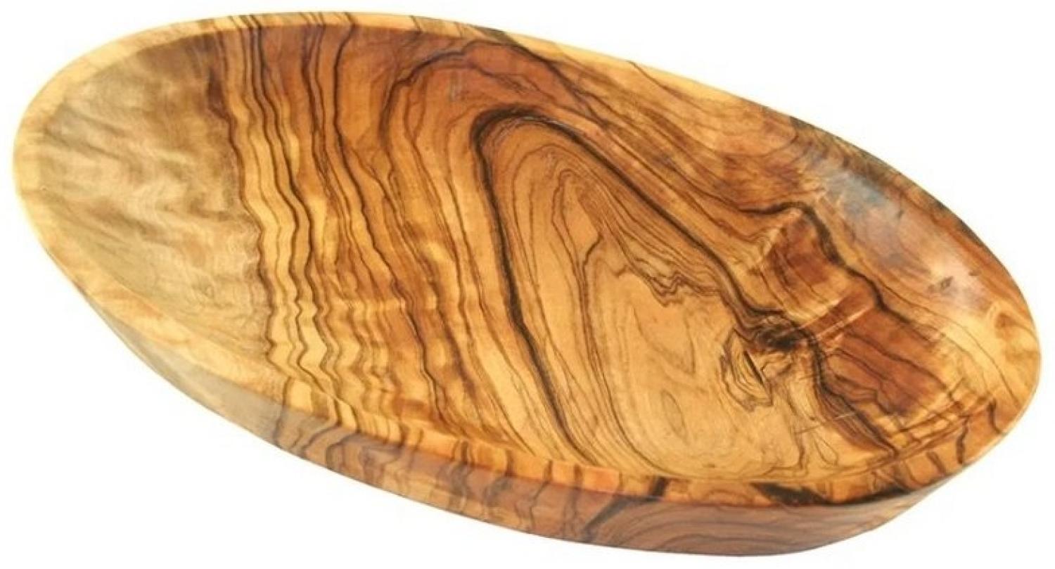 Olivenholz-erleben Snackschale Schälchen OVAL mittel (L17 cm) aus Olivenholz Bild 1