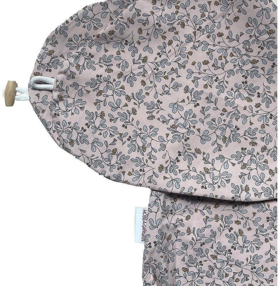 HOBEA-Germany Stillkissenbezug für Stillkissen 190cm Designs (Blumenranken rosa) Bild 1