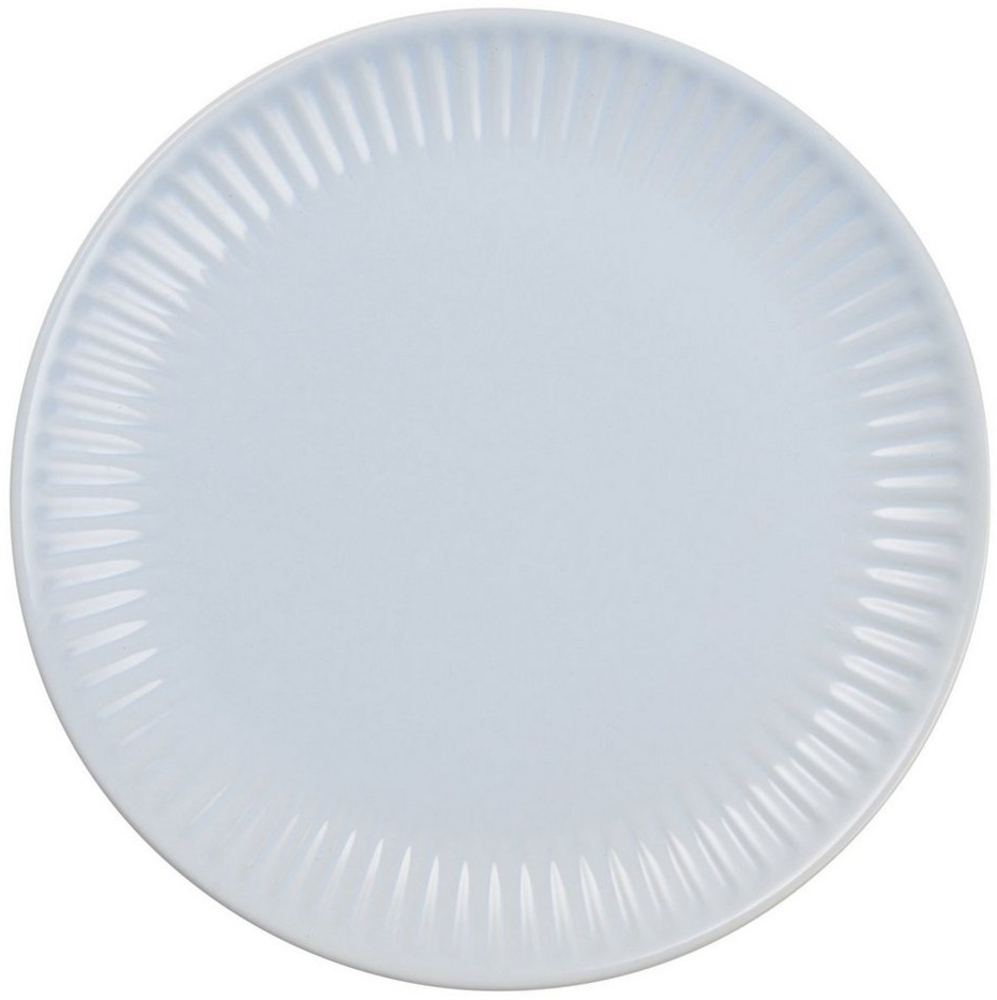 Teller Kuchenteller Frühstücksteller Mynte 19cm Rund Rille Ib Laursen 2032 21 - stillwater (eisblau) Bild 1
