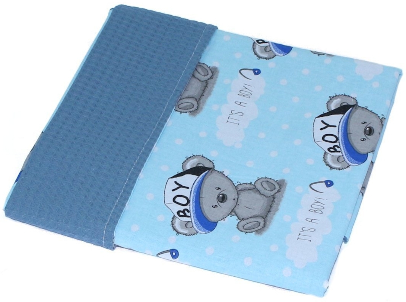 Babydecke Babydecke Waffelpiqué Baumwolle Kuscheldecke Kinderwagendecke, Primawela Bild 1