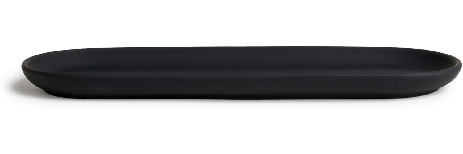 Möve Seifenablage Black Velvet, Breite: 12 cm, aus mattschwarz beschichteter Keramik Bild 1