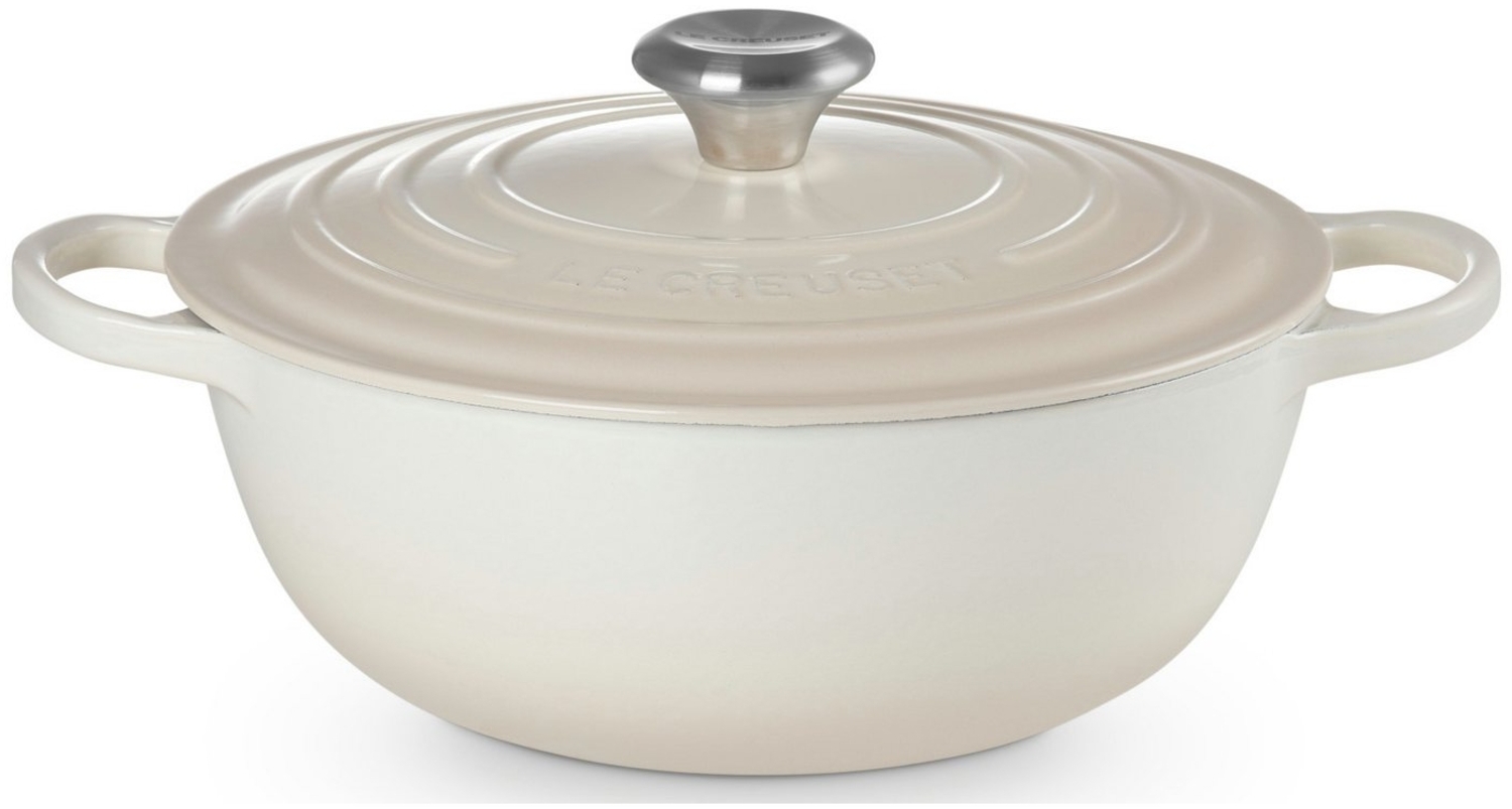 Le Creuset LA MARMITE SIG 26 CM MERINGUE (innen schwarz) Bild 1