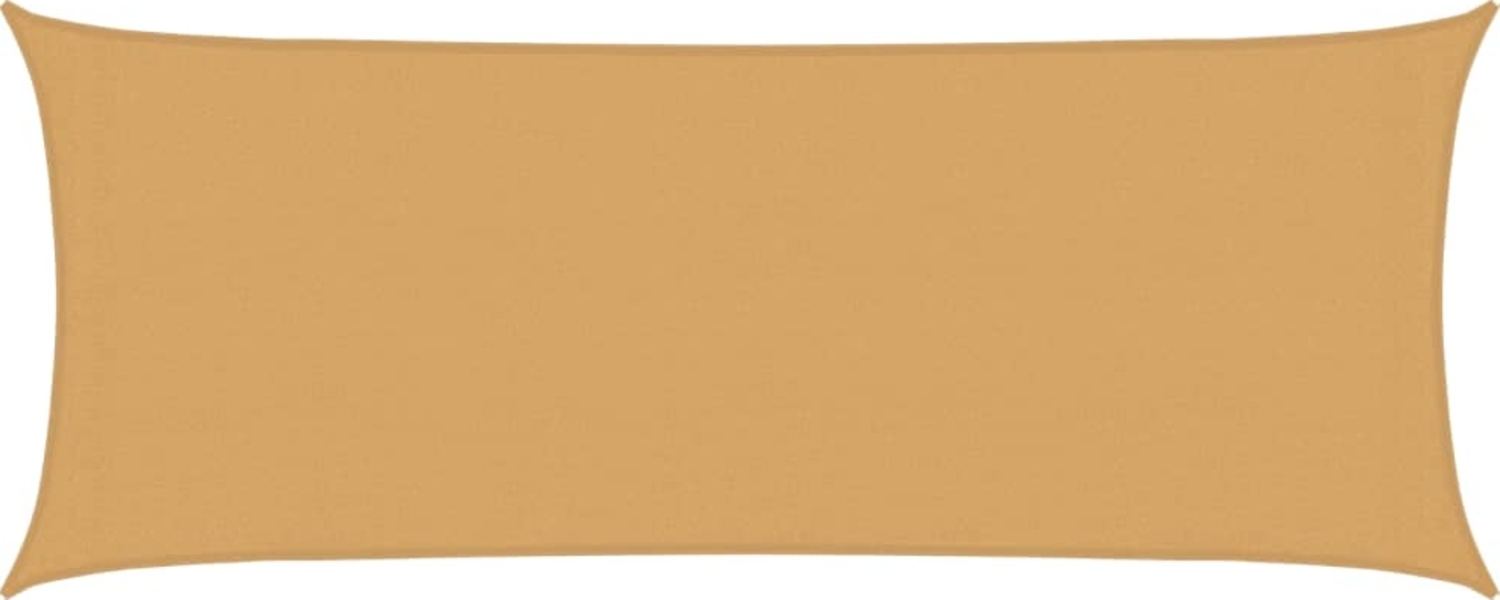 vidaXL Sonnensegel 160 g/m² Rechteckig Sandfarben 2x5 m HDPE 4002033 Bild 1