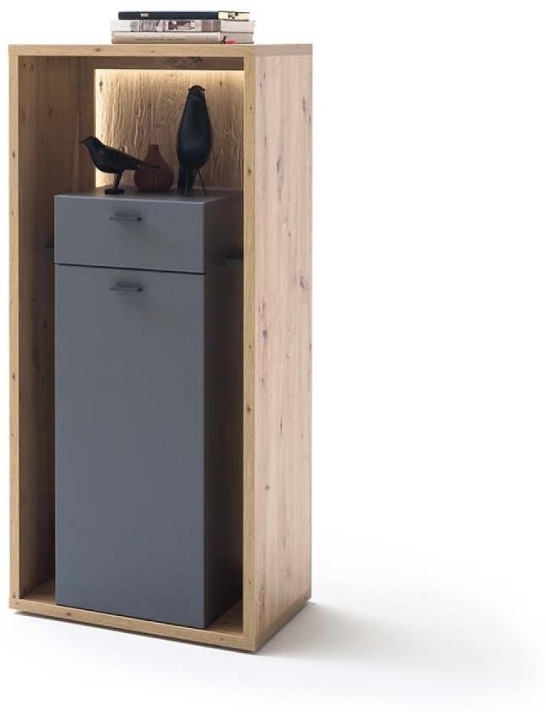 Highboard Lizzano - Royal Grey / Balkeneiche Bild 1