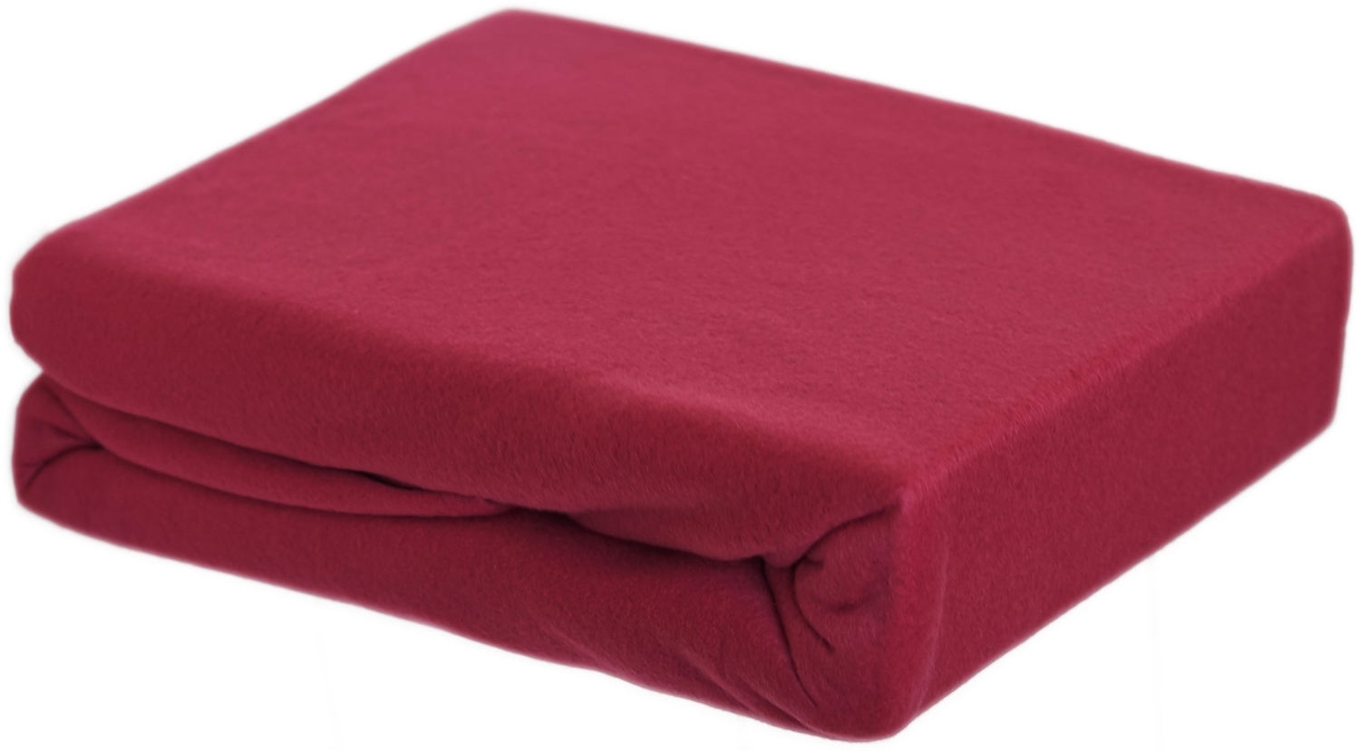 Thermofleece Spannbettlaken 120-130 x 200 cm + 30 cm mit Rundumgummizug - 125 gsm Bordeaux Bild 1