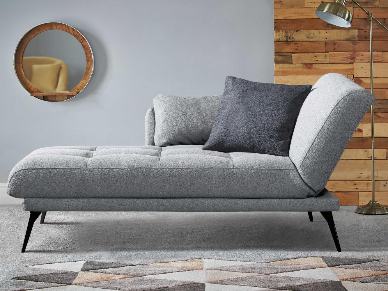 Kabs PolsterWelt Riby Schlafsofa Stoff Grau/Anthrazit 200 x 106 x 85 cm Bild 1