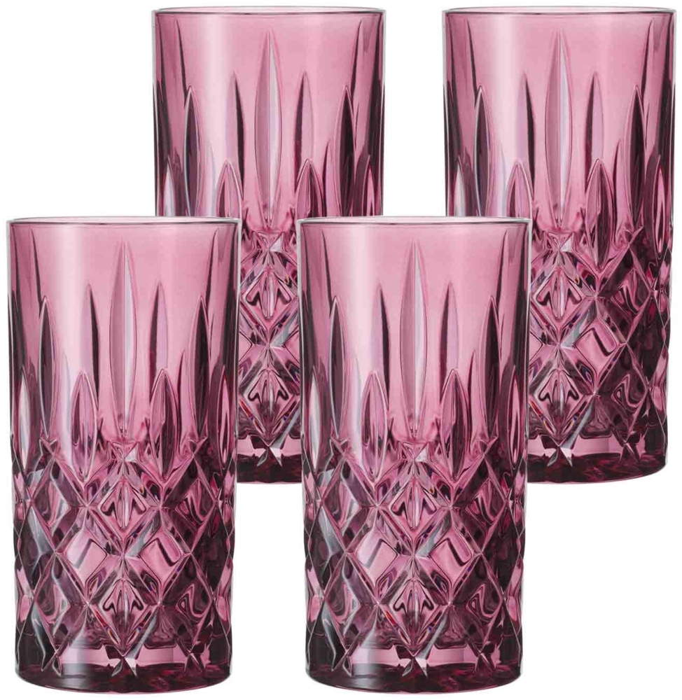 Nachtmann Noblesse Longdrinkgläser berry 4er Set Bild 1