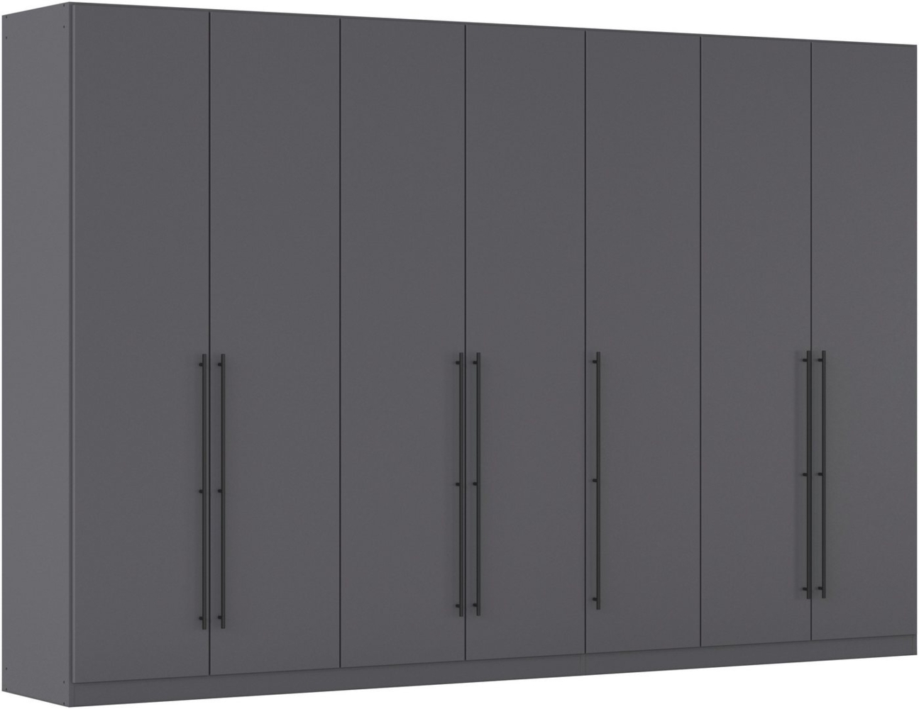 rauch Kleiderschrank Drehtürenschrank Schrank Garderobe Wäscheschrank Schlafzimmer AVOLA (in 3 verschiedenen Ausstattungen BASIC/CLASSIC/PREMIUM) mit hochwertigen Stangengriffen in Schwarz aus Metall MADE IN GERMANY Bild 1