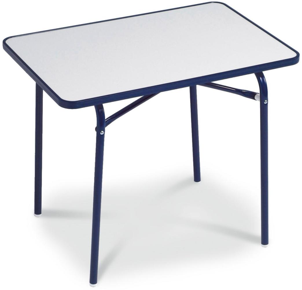 Kinder-Camping-Tisch 60x40 cm blau Bild 1