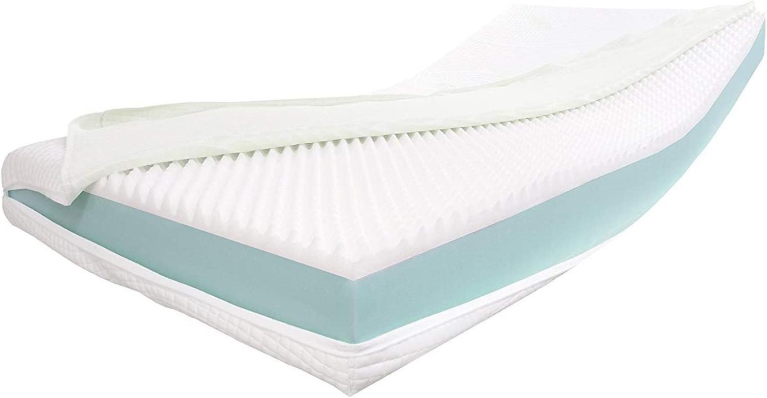 Dibapur® 'Visco 3D Air' Kaltschaummatratze, orthopädische Visco mit einem glatten 3D Air Fresh Bezug, H2, Kernhöhe 16cm, B 160 cm x L 190 cm Bild 1