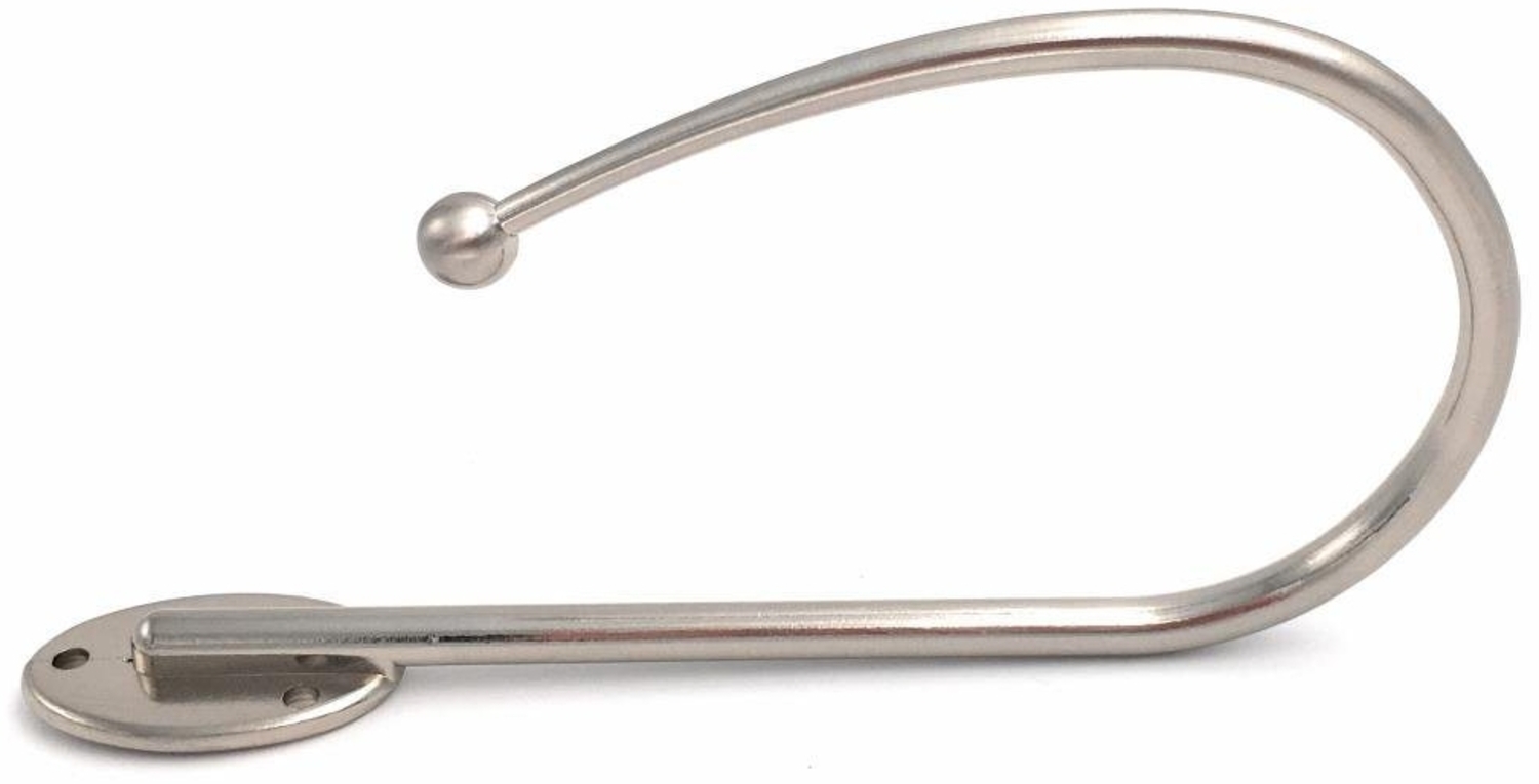 DécoProfi Raffhalter 1 Stück Raffbügel / Raffhalter für Gardinen, Zum Raffen von Gardinen und Vorhängen, (Packung, 1-tlg, inkl. Schrauben und Dübel), zum Raffen von Vorhänge Bild 1