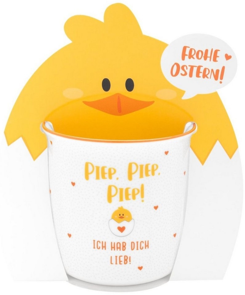 Sheepworld Tasse Kaffeetasse Ostern 35 cl Piep Piep Piep Ich hab Dich lieb 48036 Bild 1