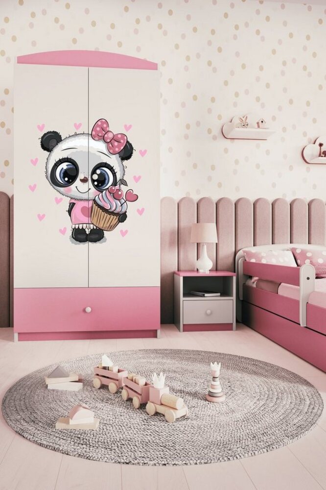 Bjird Kinderkleiderschrank Kleiderschrank Babydreams (4 Einlegeböden und Schublade) 175x90x52 cm Bild 1