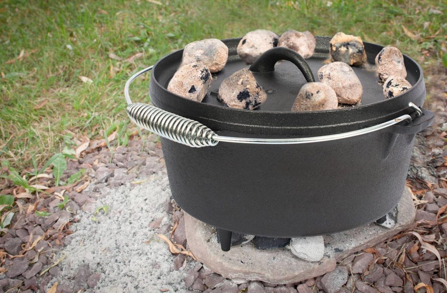 El Fuego Grilltopf El Fuego Dutch Oven mit Deckelheber 5,64 Liter AY0462 Bild 1