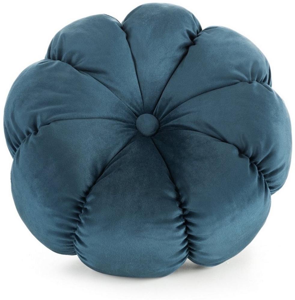 Eurofirany Dekokissen Rundes Kissen Dekokissen Weich Velours Zierkissen Samt Wohnzimmer Bild 1