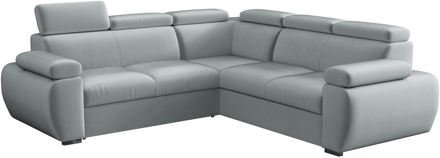 Ecksofa Boston Maxi mit Schlaffunktion, Bettkasten, Einstellbare Kopfstützen (Farbe: Paros 5) Bild 1